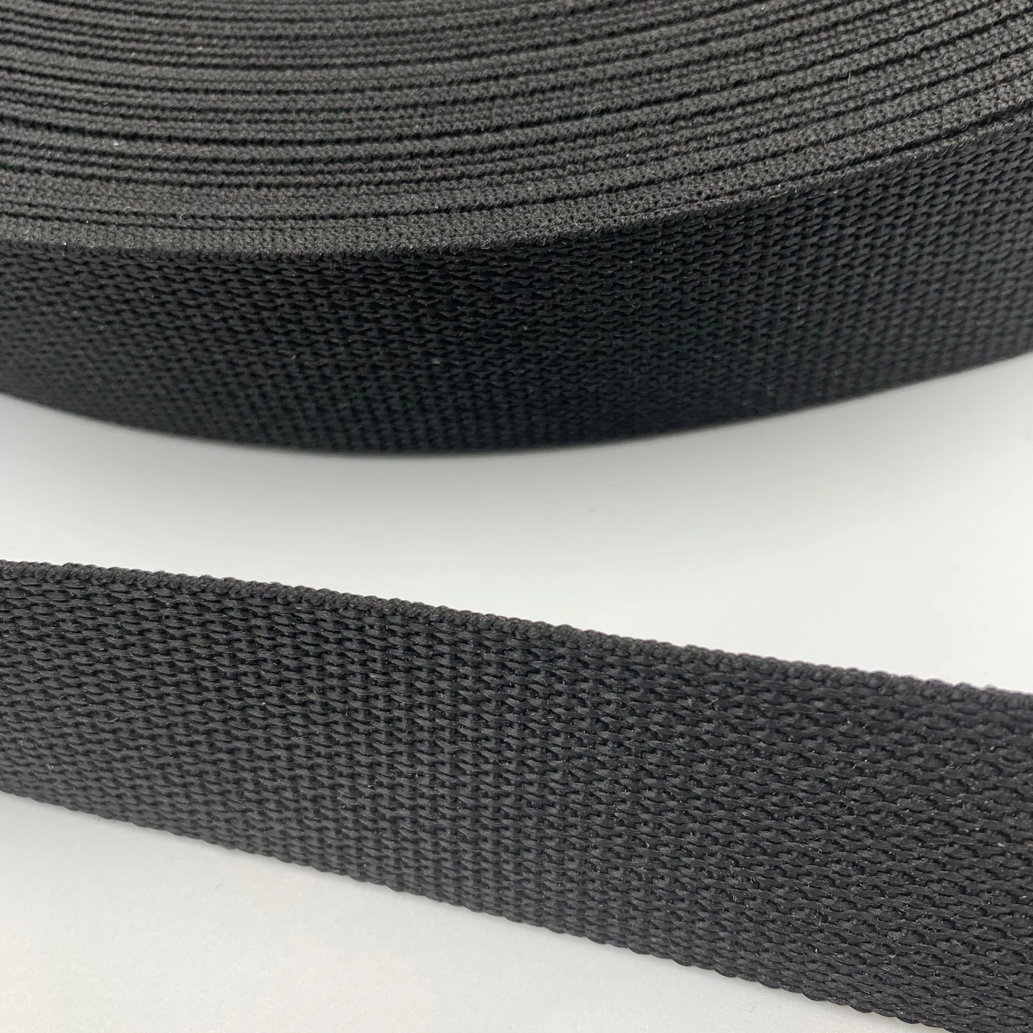 1.5" Heavy Weight Polypropylene Webbing - Black - By The Yard/36"