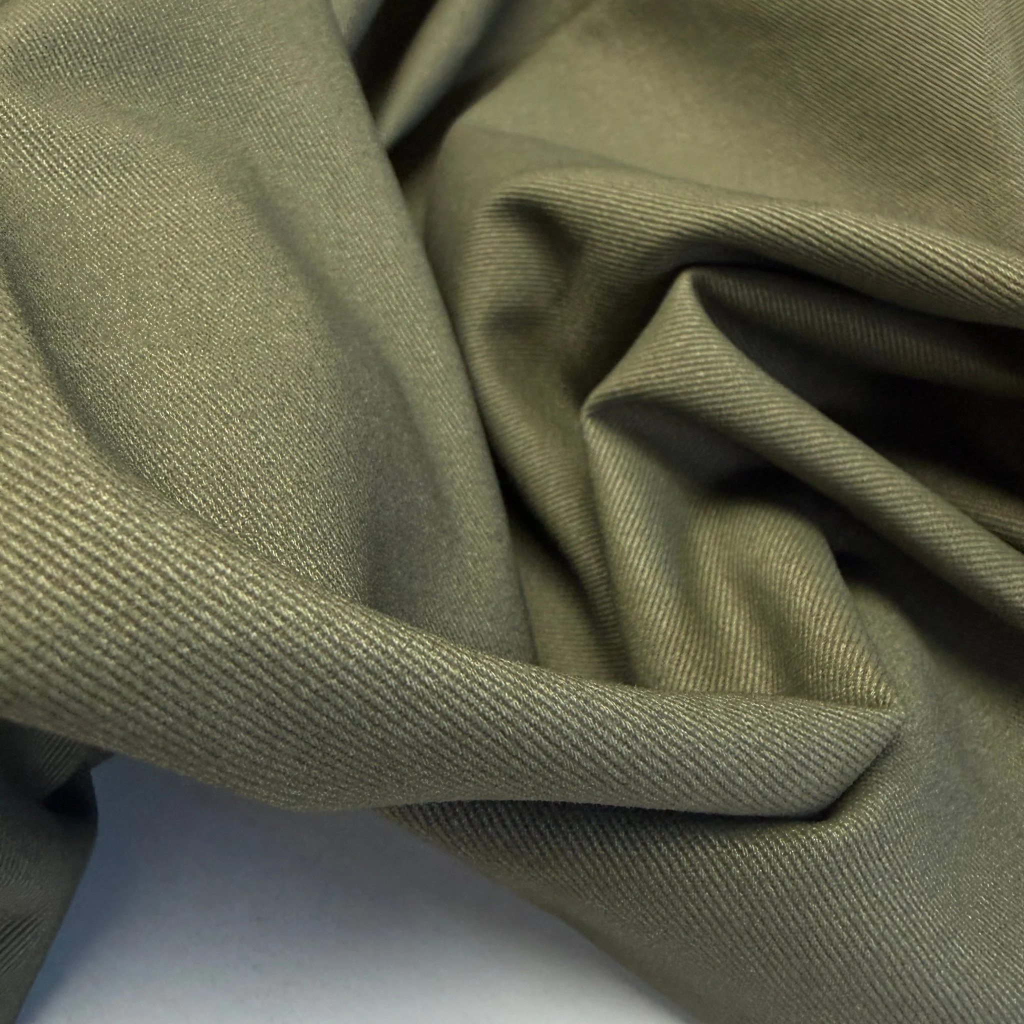 100% Cotton Soft Twill - 270 gsm - Dark Olive