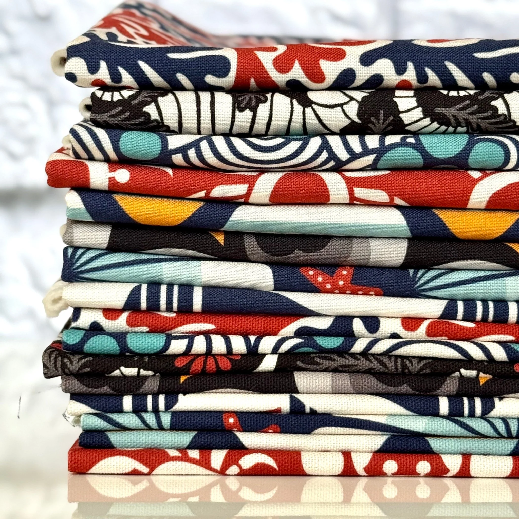 2630 H - Ocean Motion - Roucoucou - Cloud 9 Fabrics - Poplin - Image 5