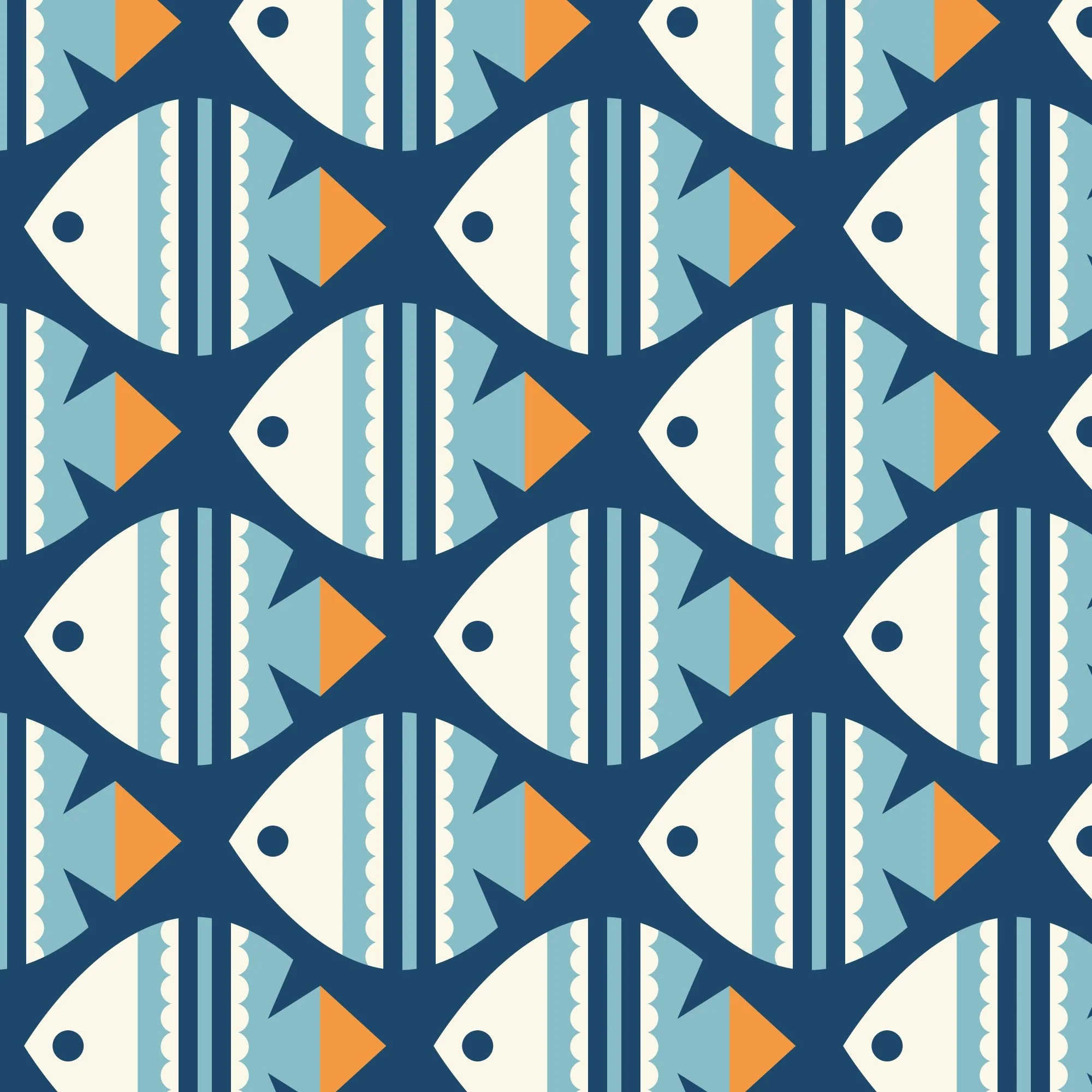 2857 H - Ocean Motion - Roucoucou - Cloud 9 Fabrics - Poplin - Image 3