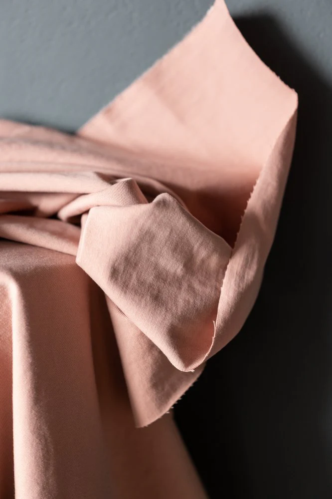 8oz Organic Cotton Sanded Twill - Effie Pink - Merchant & Mills - Image 2