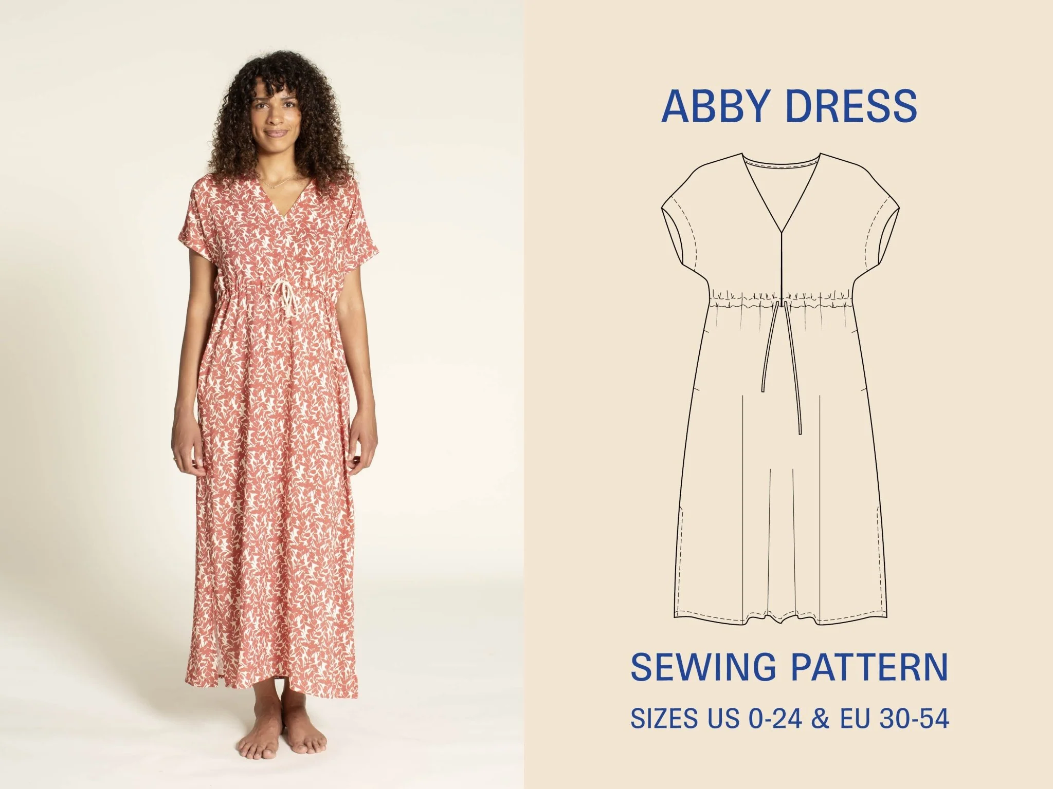 Abby Dress Paper Pattern - Wardrobe by Me - Image 4