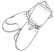 Adult Overmitts or Insulated Mittens Pattern - 207 - The Green Pepper Patterns