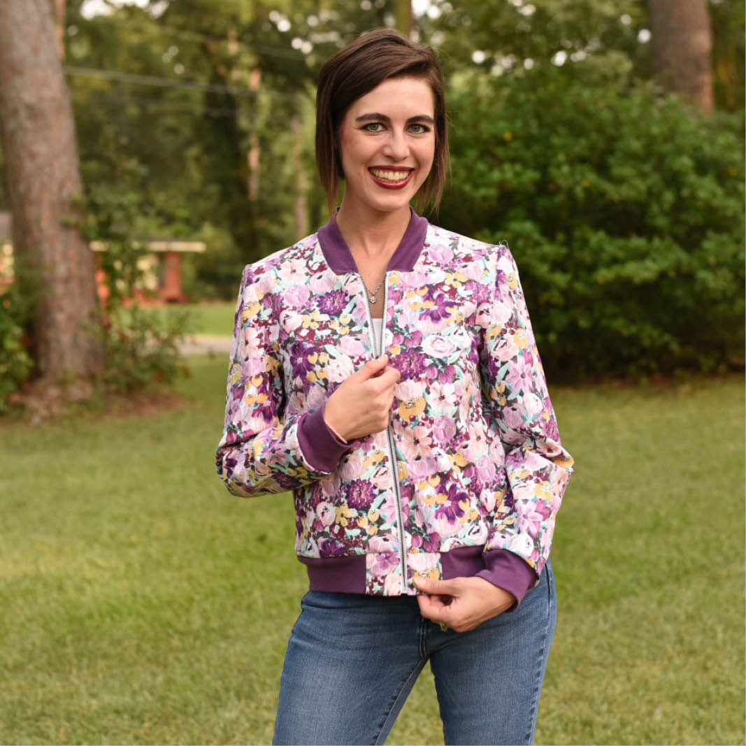 Amelia Bomber Jacket Womens Paper Pattern - Wardrobe by Me - Image 6