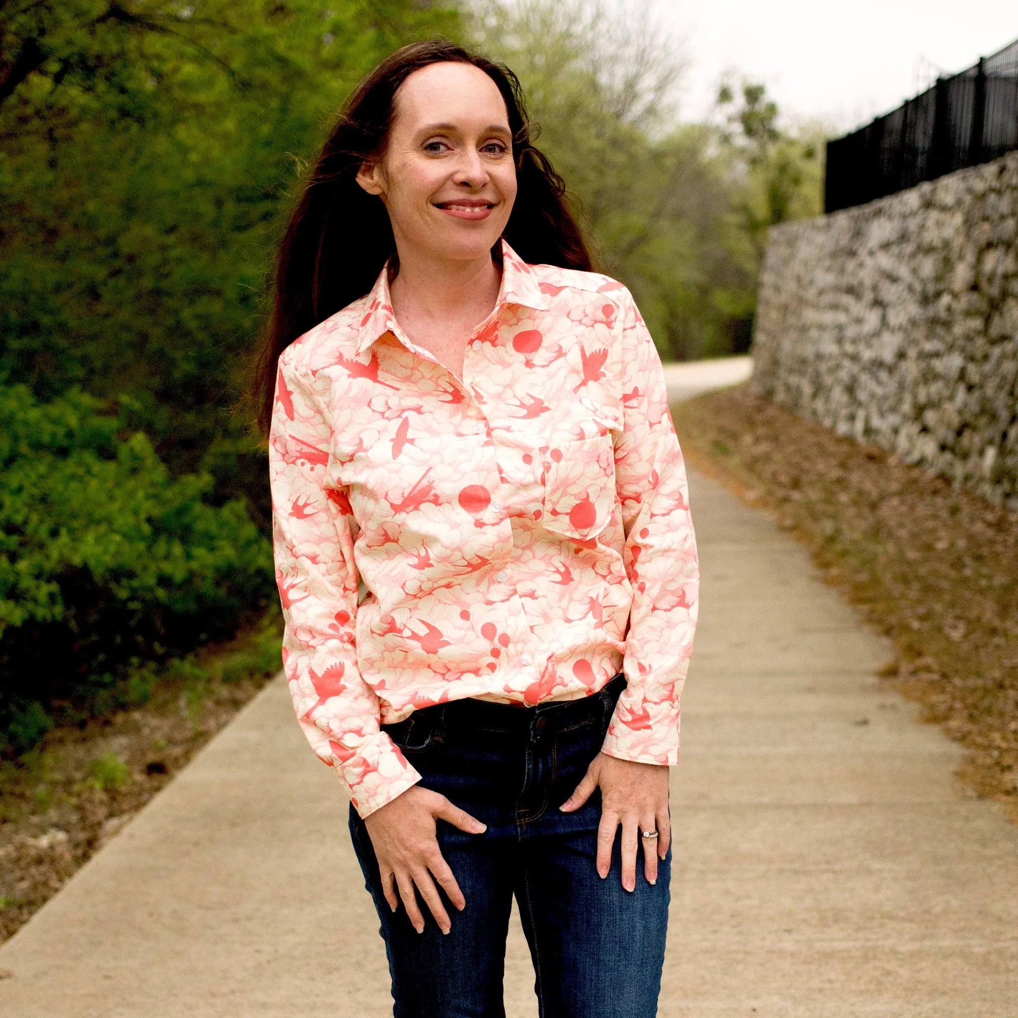 Anna Shirt Womens Paper Pattern - Wardrobe by Me - Image 6