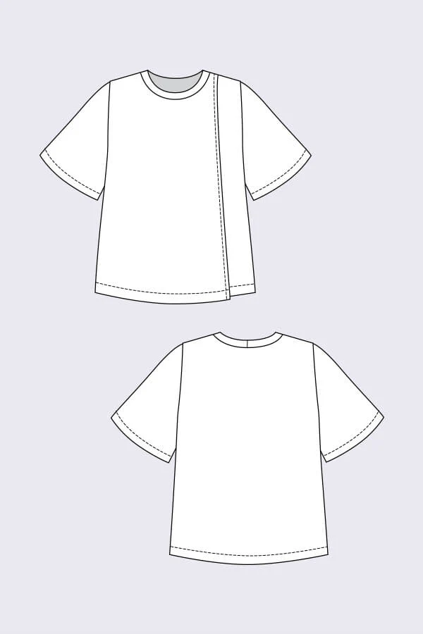 Anneli Double Front Dress + T-Shirt - Named Clothing - Sewing Pattern - Image 9