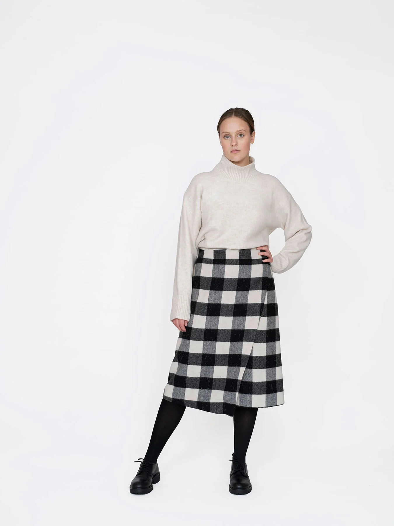 Asymmetrical Midi Skirt Pattern - The Assembly Line - Image 3