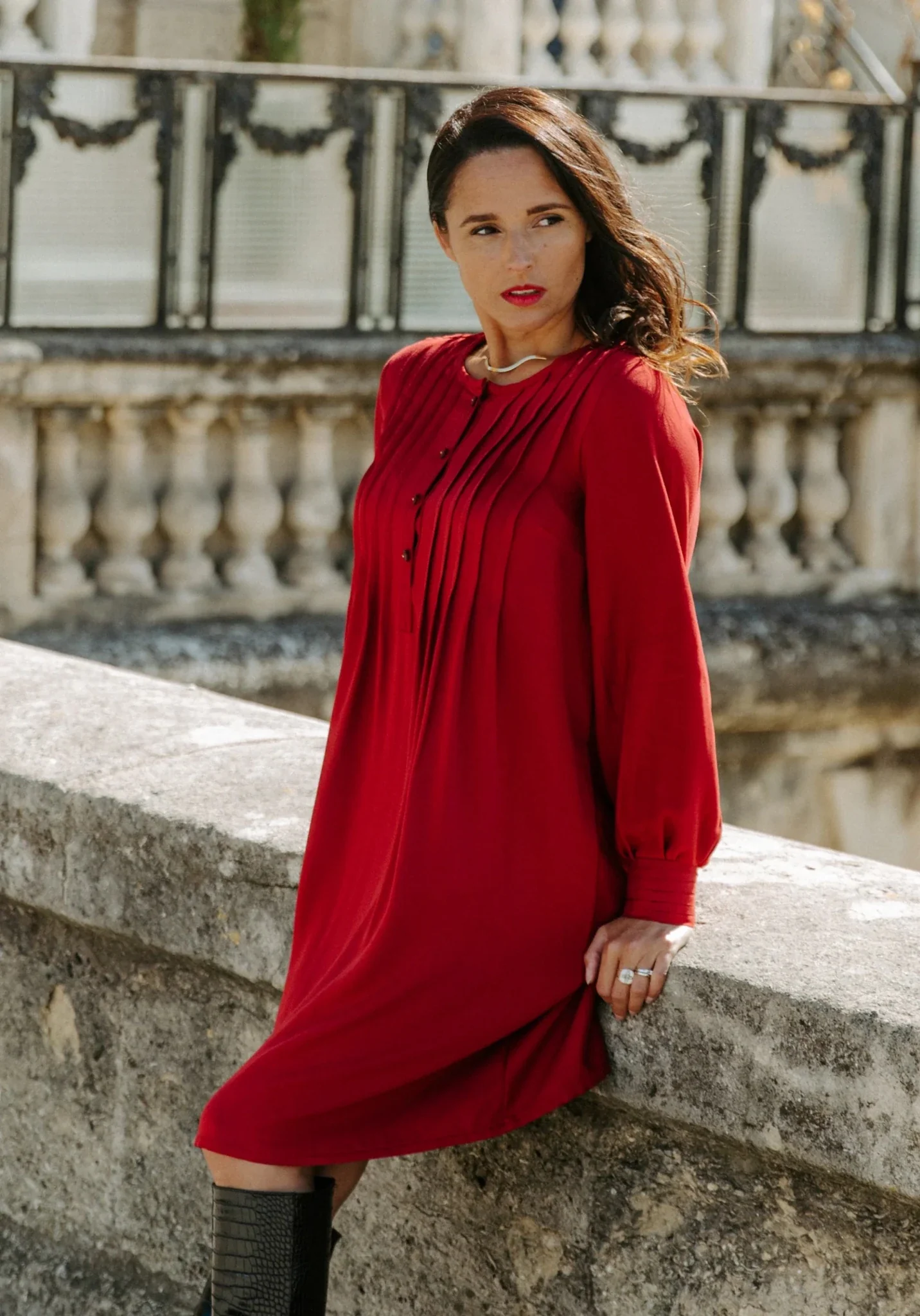Atlas Shirt Dress Blouse Paper Sewing Pattern - Maison Fauve - Image 10