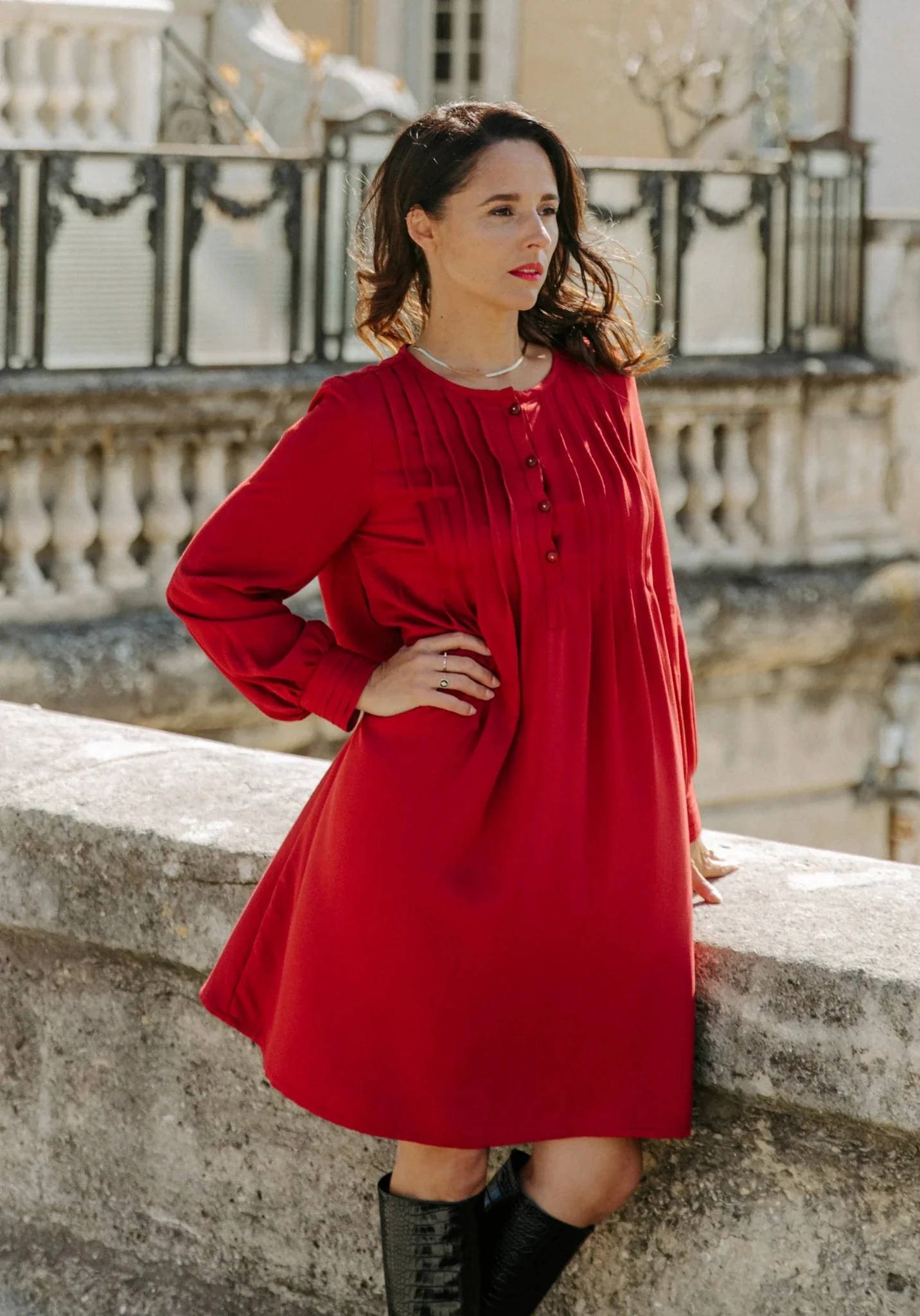Atlas Shirt Dress Blouse Paper Sewing Pattern - Maison Fauve - Image 2