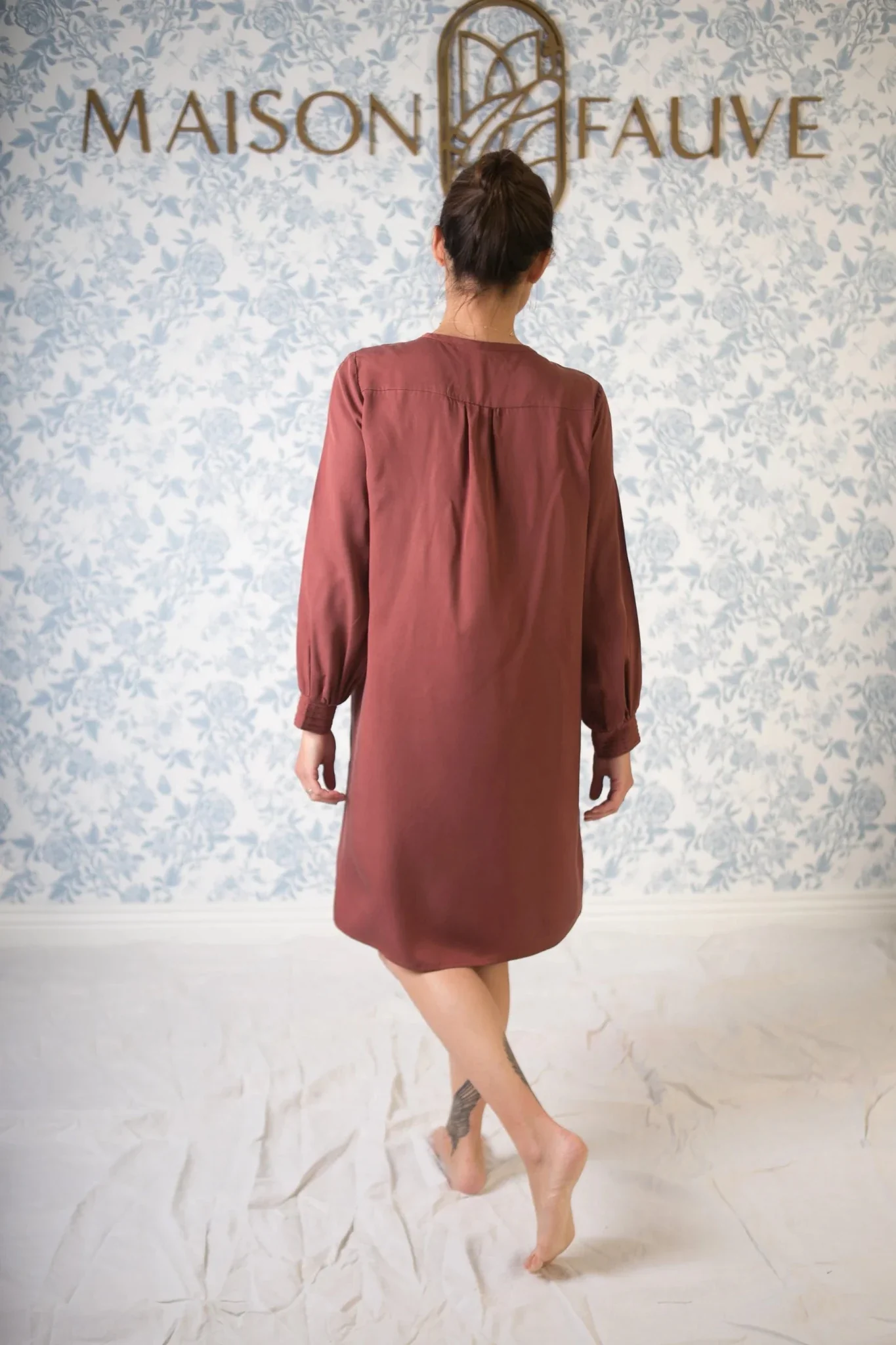Atlas Shirt Dress Blouse Paper Sewing Pattern - Maison Fauve - Image 20