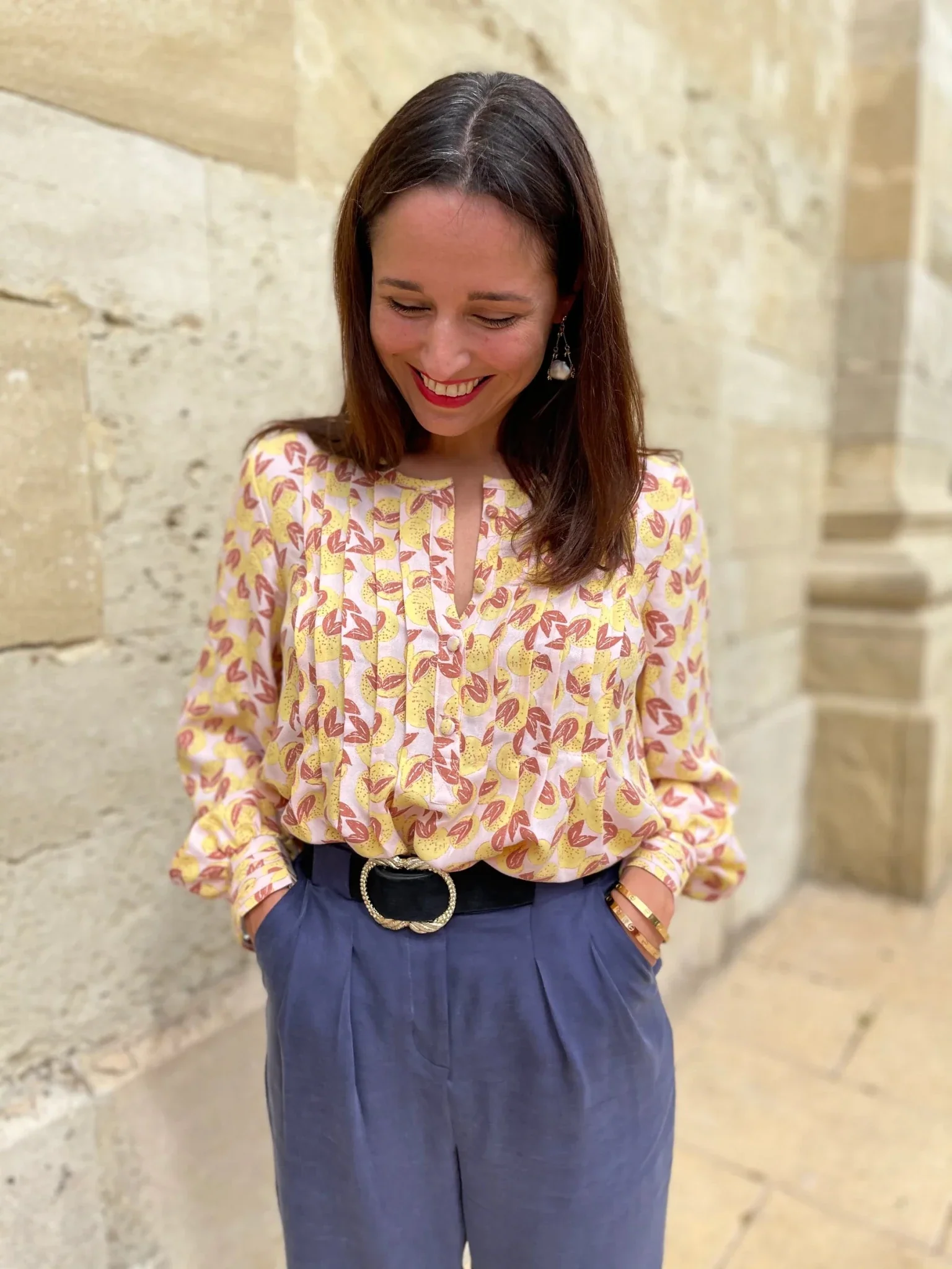 Atlas Shirt Dress Blouse Paper Sewing Pattern - Maison Fauve - Image 7