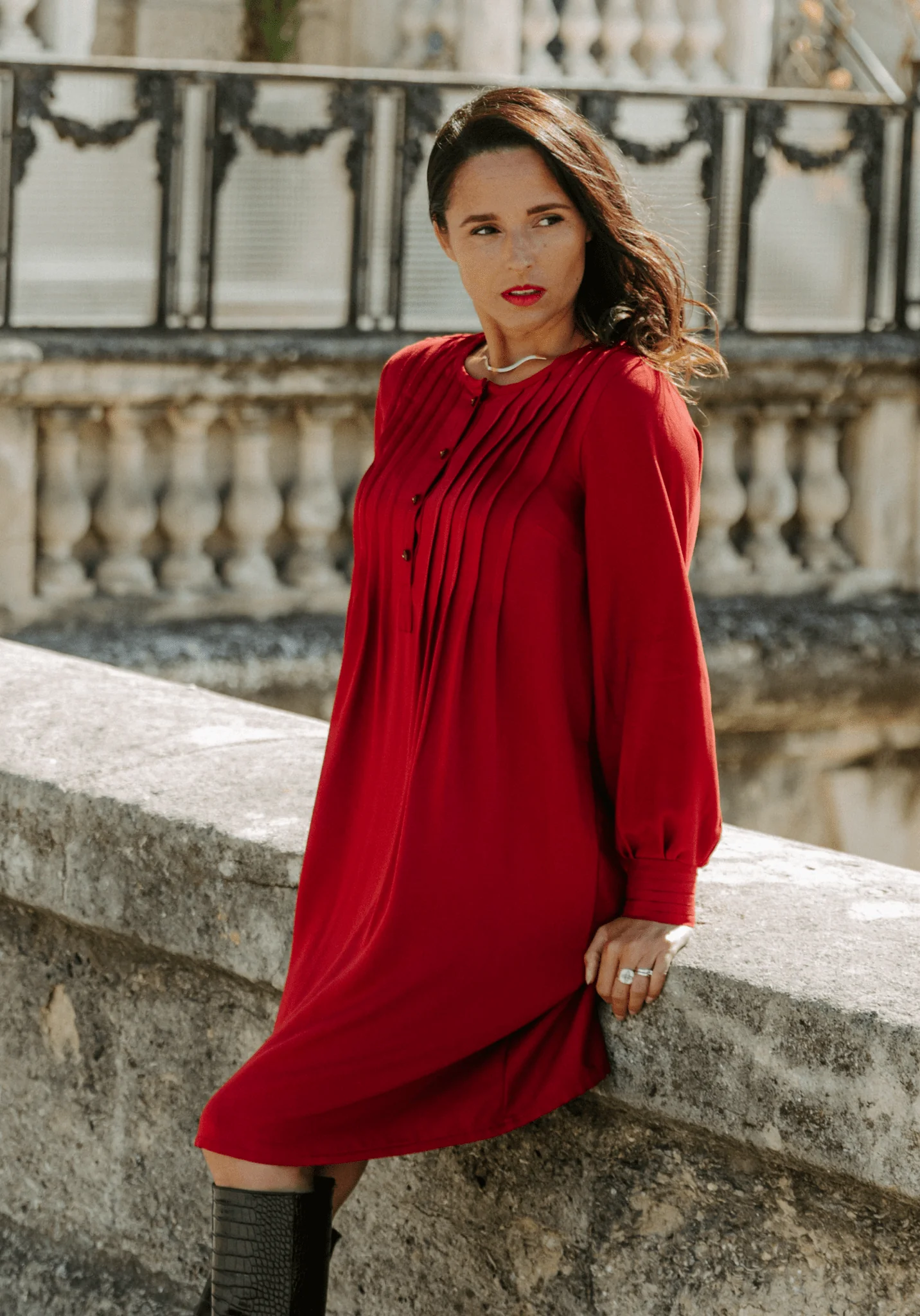Atlas Shirt Dress Blouse Paper Sewing Pattern - Maison Fauve - Image 9