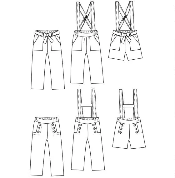 Avana Pants/Shorts Sewing Pattern - Girl 3/12Y - Ikatee - Image 21