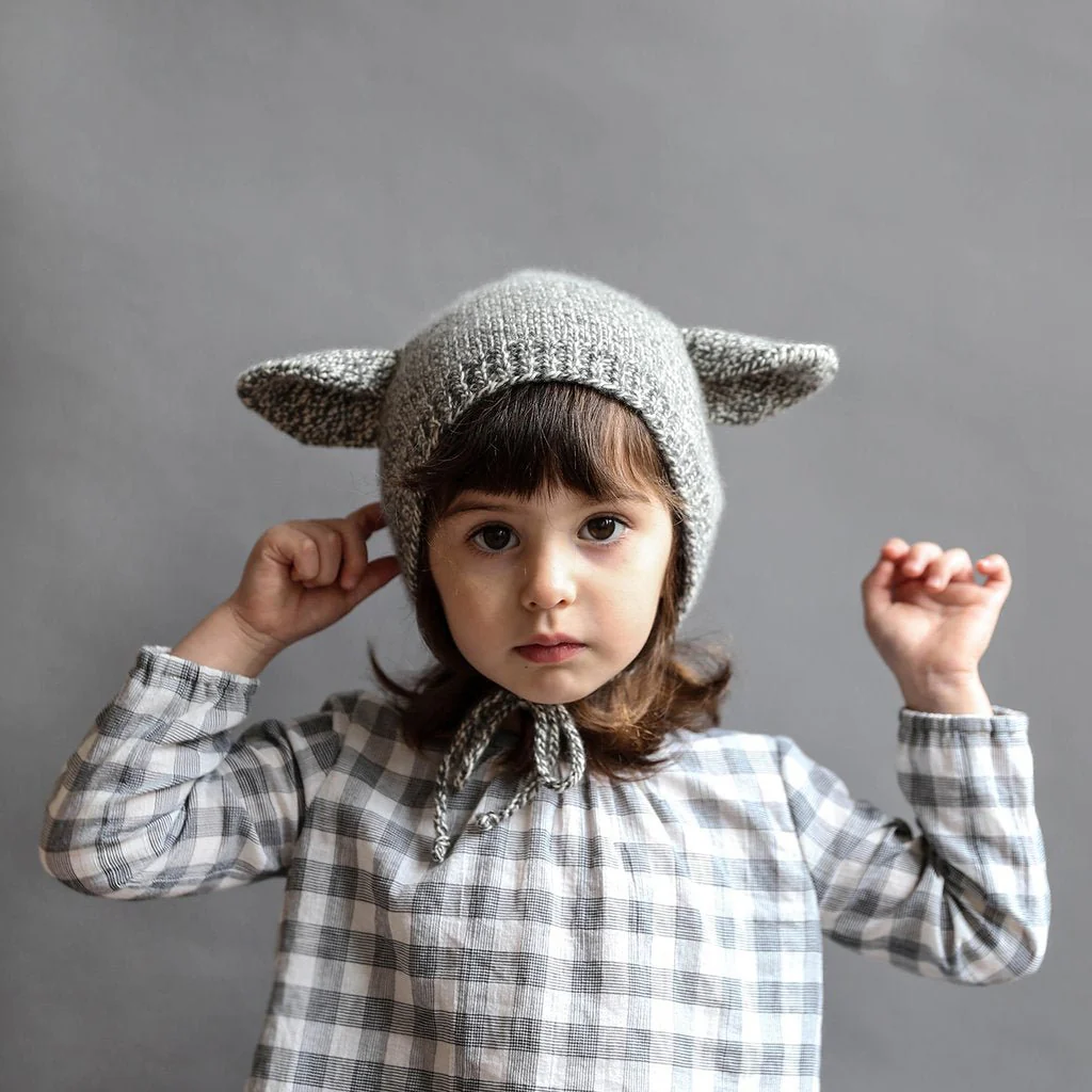 Baby + Child Animal Bonnet - Wiksten - Knitting Pattern - Image 3