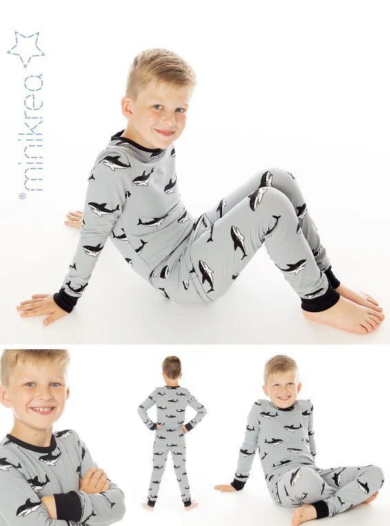 Baby / Kids Pyjamas - Minikrea - Pattern - 2-12 Years - Image 2