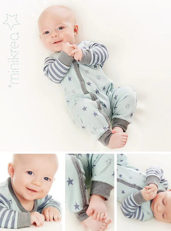 Baby Sleepsuit - Minikrea - Pattern - 0-3 Years - Image 3
