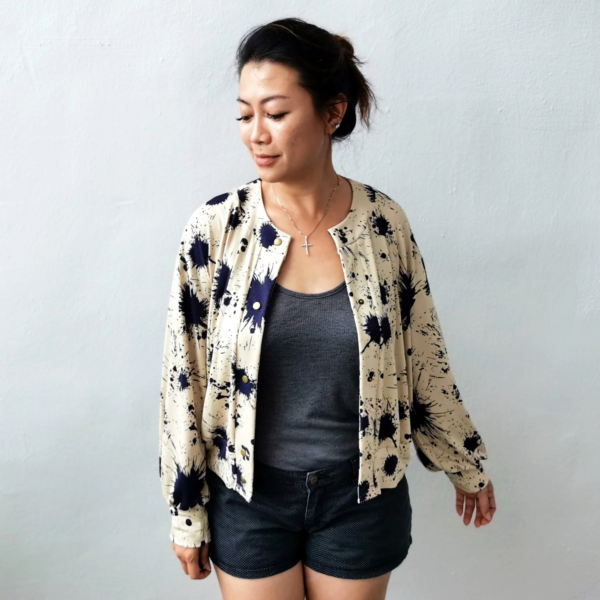 Balloon Cardigan Womens Paper Pattern - Wardrobe by Me - Image 3