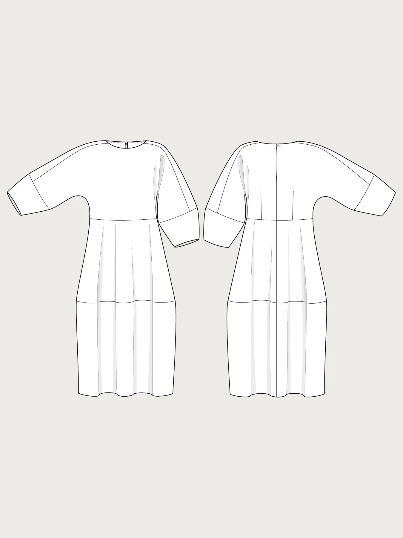 Barrel Dress Pattern - The Assembly Line - Image 8