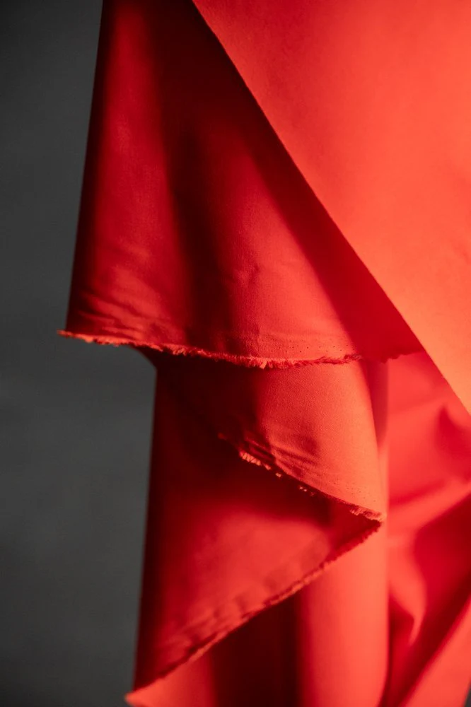 Barrier Lining (for Oilskin) - Lippy Red - Merchant & Mills - Image 2