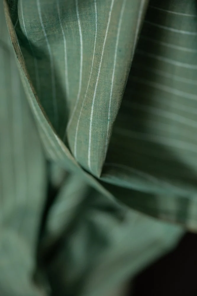 Bay Stripe Handwoven Indian Cotton - Merchant & Mills - Image 2