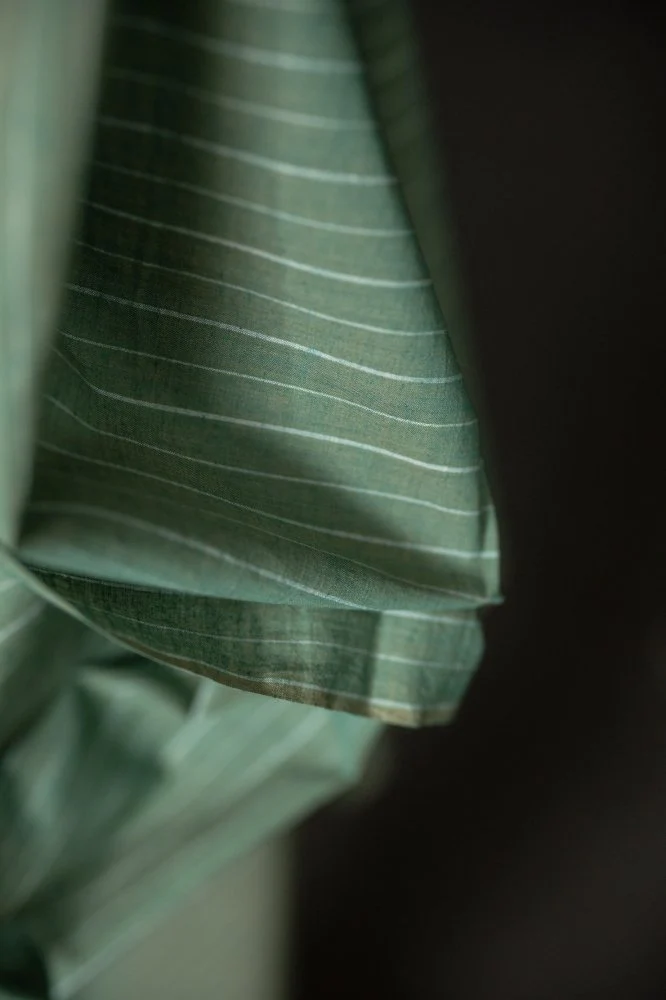 Bay Stripe Handwoven Indian Cotton - Merchant & Mills - Image 3