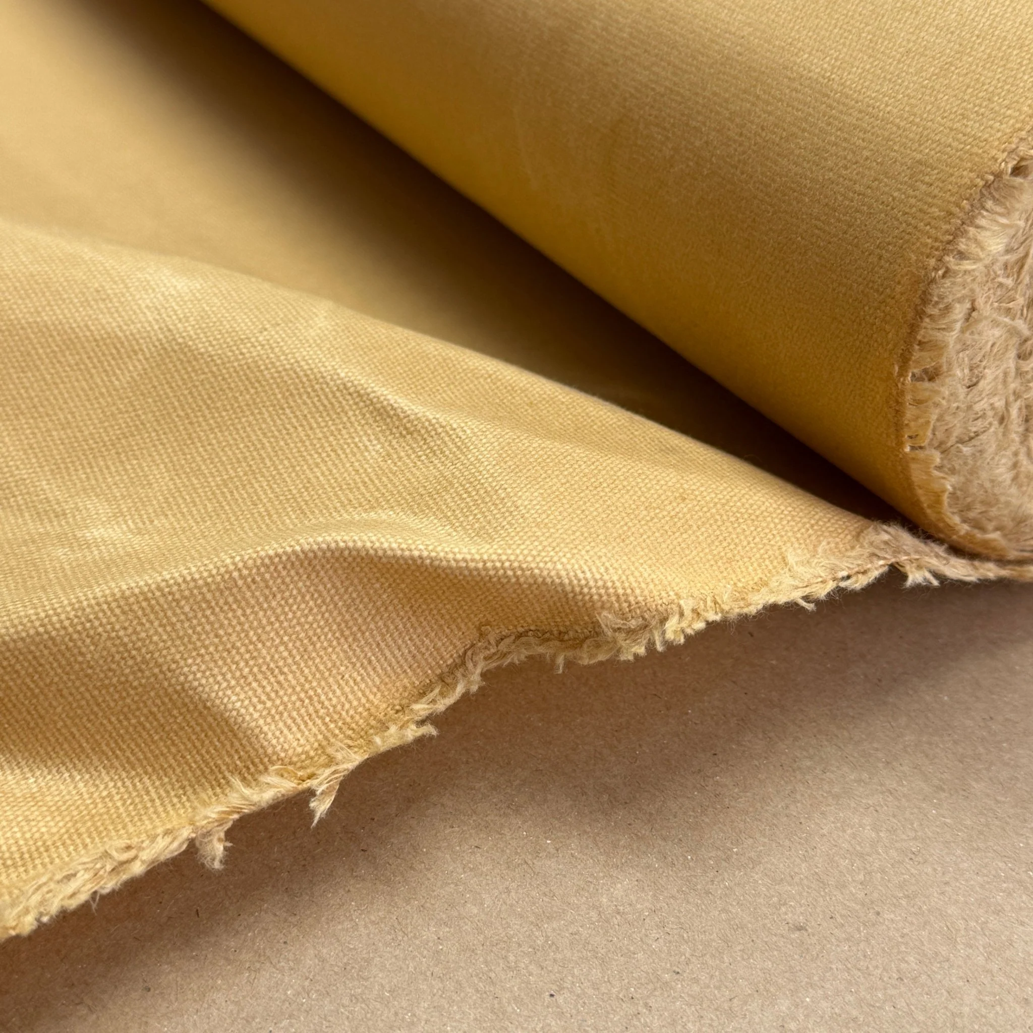 Bees Waxed 100% Cotton Canvas 12 oz. - Harvest Gold