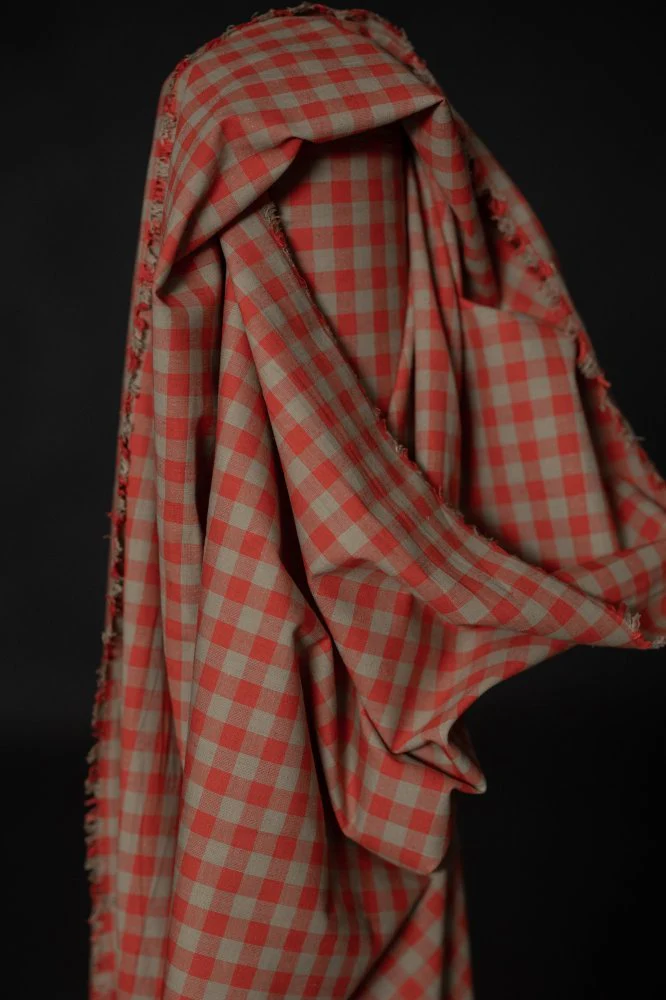 Betsy Organic Cotton Linen Gingham - Merchant & Mills