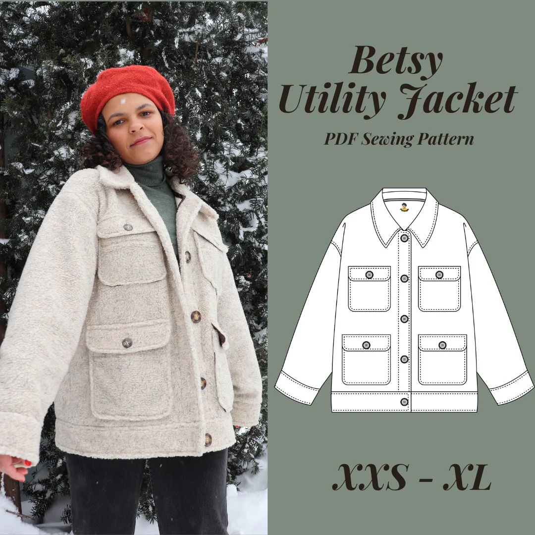 Betsy Utility Jacket PDF Pattern - Lydia Naomi - Image 3
