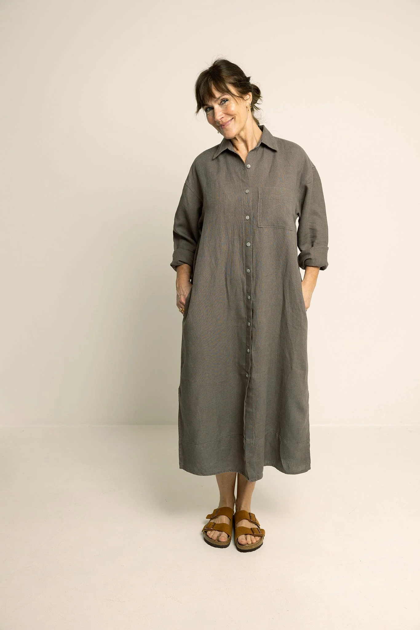 Big Shirt Dress Paper Pattern - Wardrobe by Me