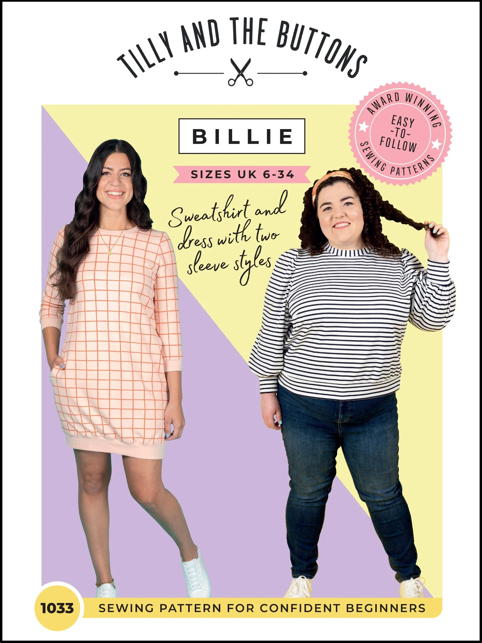Billie Sweatshirt / Dress Pattern - Tilly And The Buttons - Image 2
