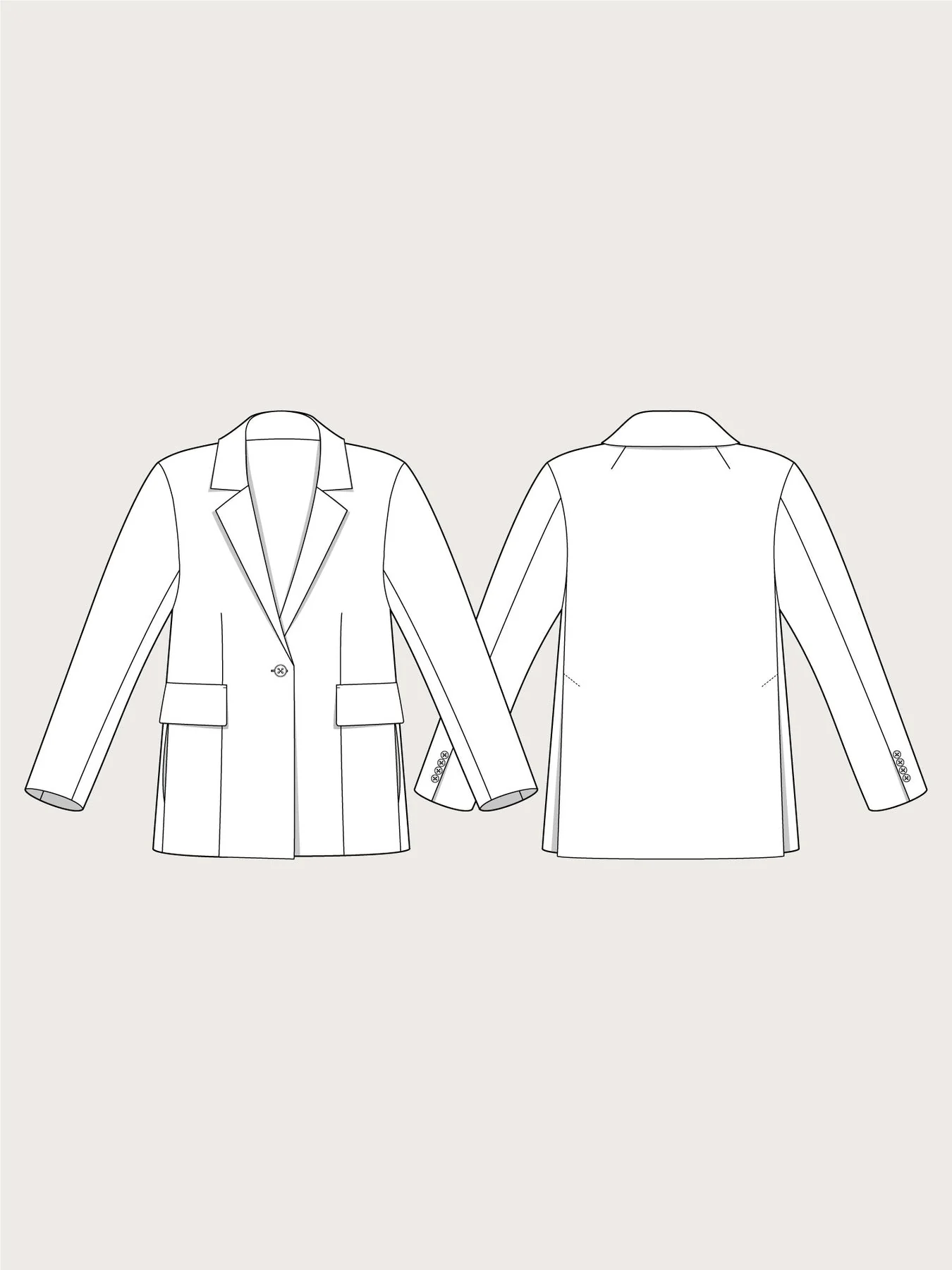 Blazer Pattern - The Assembly Line - Image 7