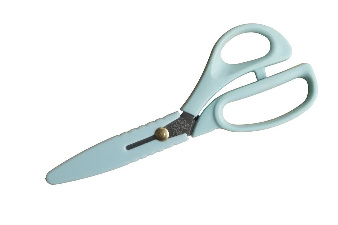 Bloom Series 8.5" Fabric Scissors - Blue - LDH Scissors - Image 2