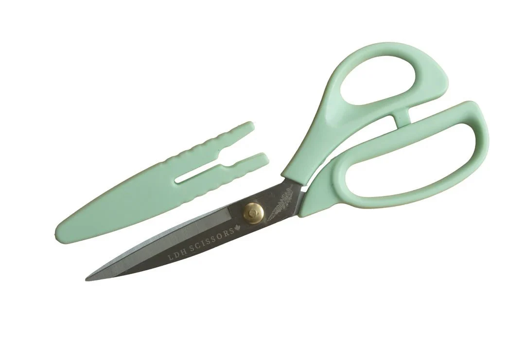 Bloom Series 8.5" Fabric Scissors - Green - LDH Scissors