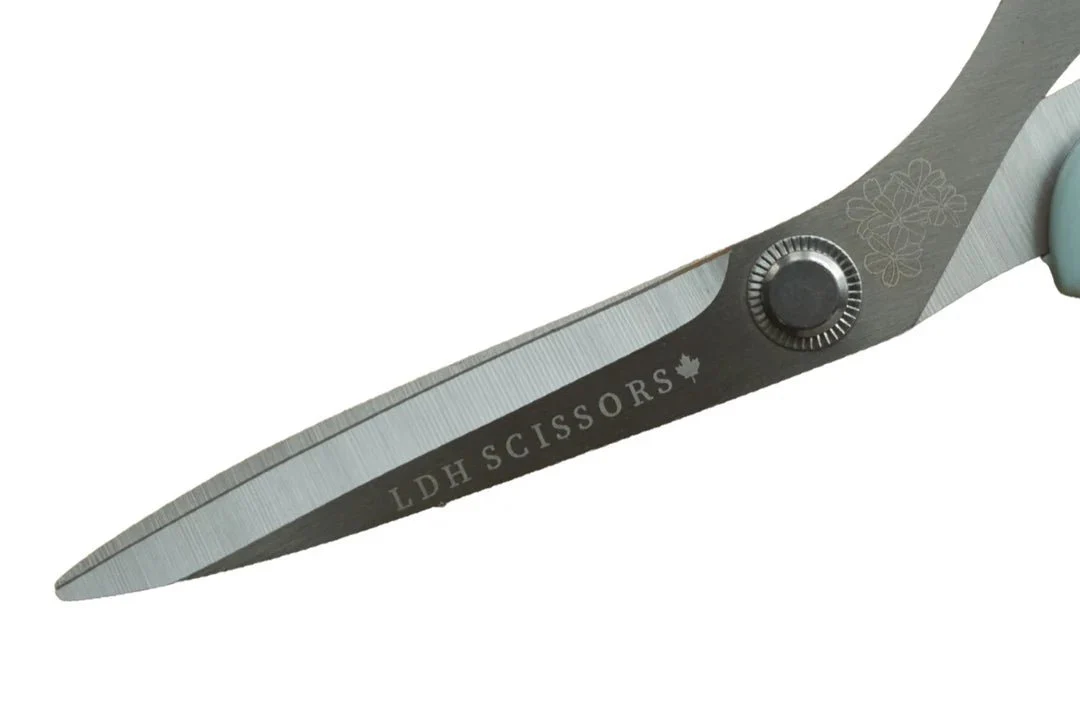 Bloom Series Lightweight Fabric Scissors - Blue - 8", 9", 10" - LDH Scissors - Image 4