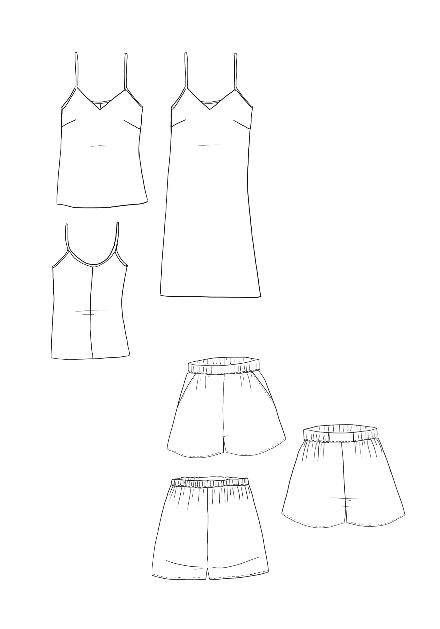 Blush Songe Pyjamas Paper Sewing Pattern - Maison Fauve - Image 13
