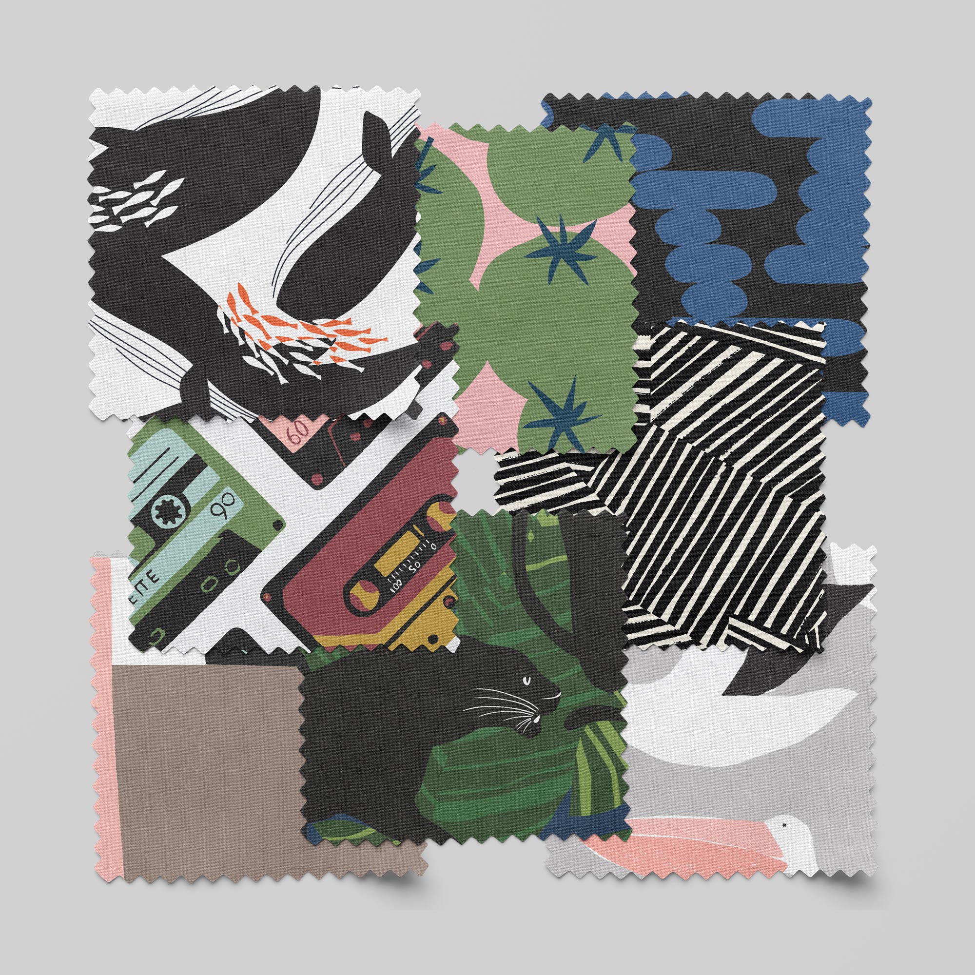 Black Panthers - Ophelia Pang - Canvas Collective - Cloud 9 Fabrics - Canvas - Image 4