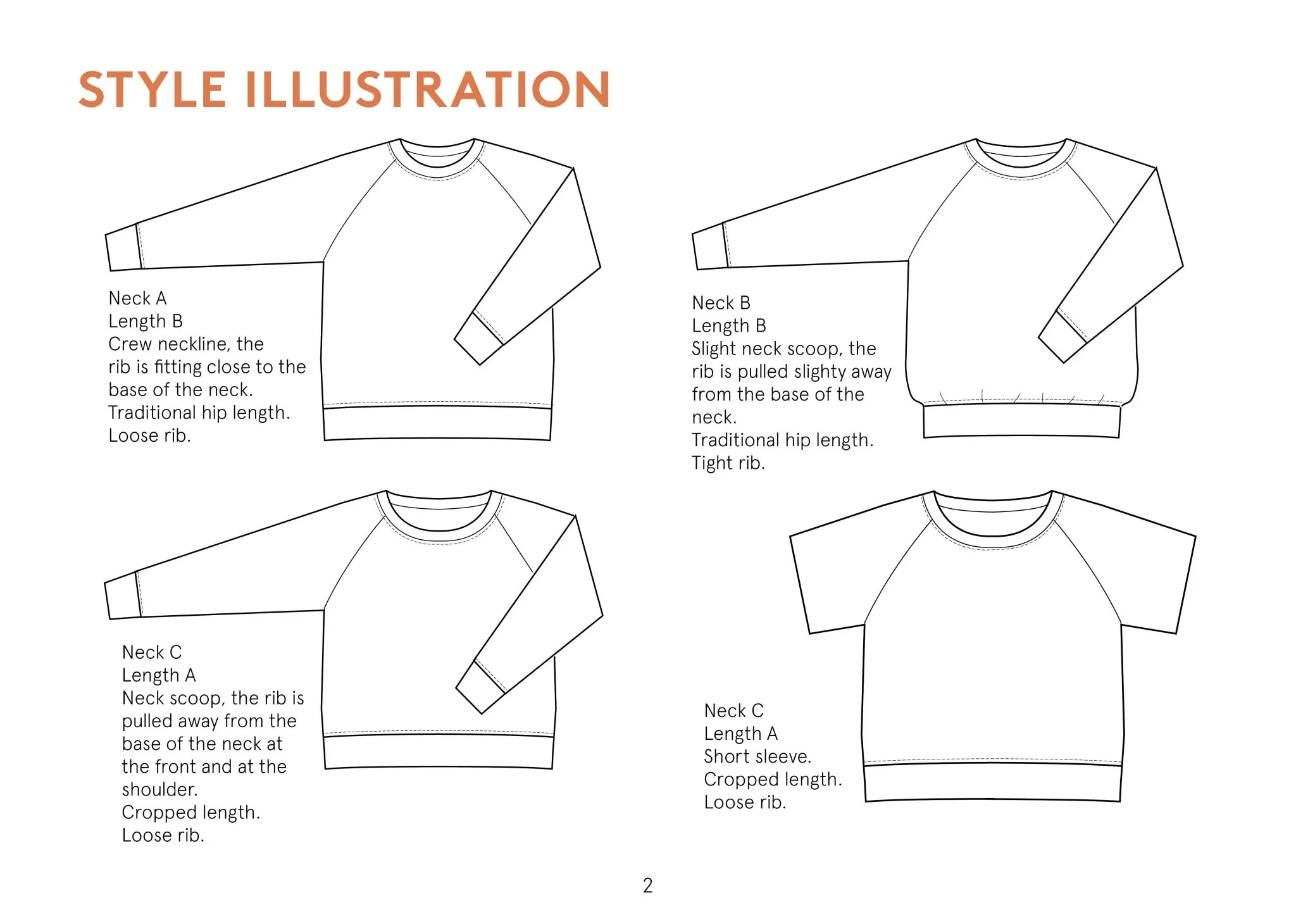 Boxy Raglan Womens Paper Pattern - Wardrobe by Me - Image 9