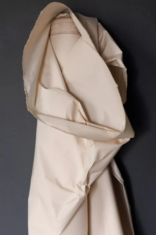 British Organic Cotton Dry Oilskin 7.2oz - Ecru - Merchant & Mills - Image 2