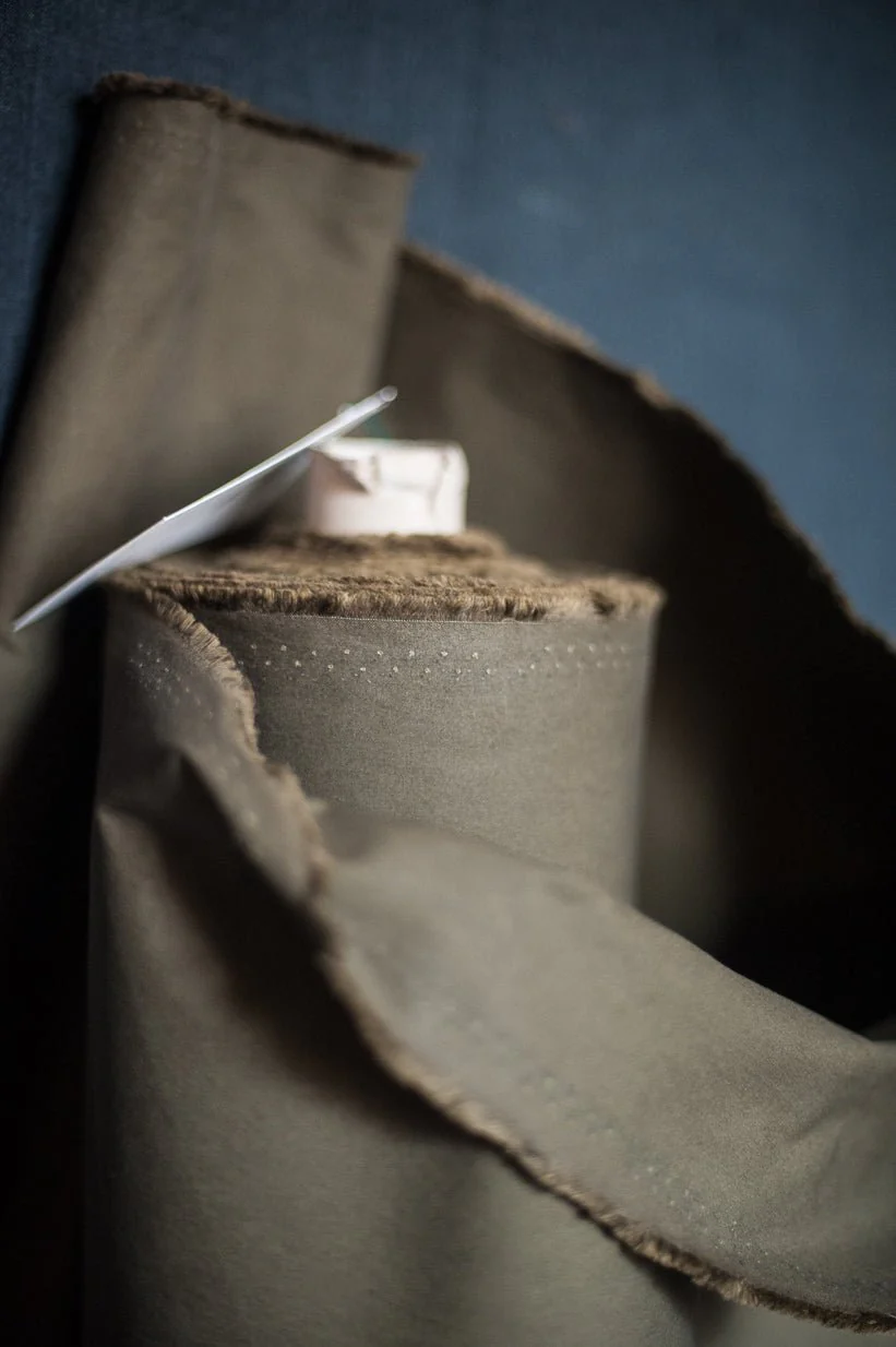 British Organic Cotton Dry Oilskin 7.2oz - Khaki - Merchant & Mills - Image 2