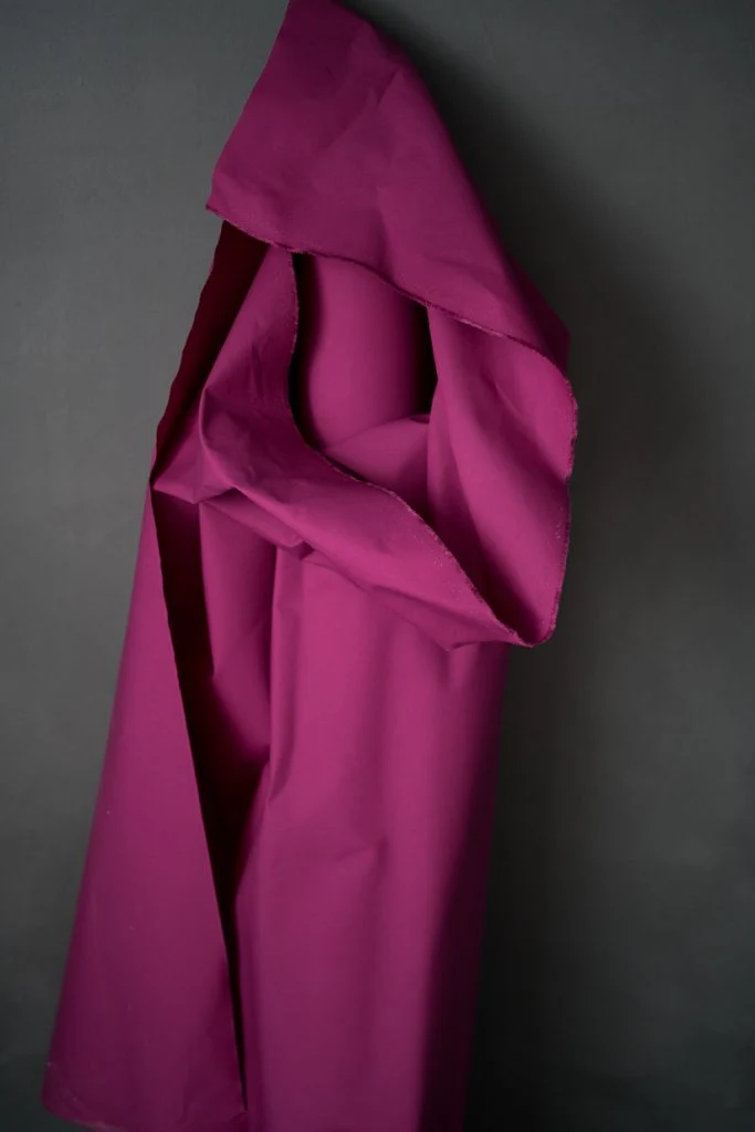 British Organic Cotton Dry Oilskin 7.2oz - Magenta - Merchant & Mills