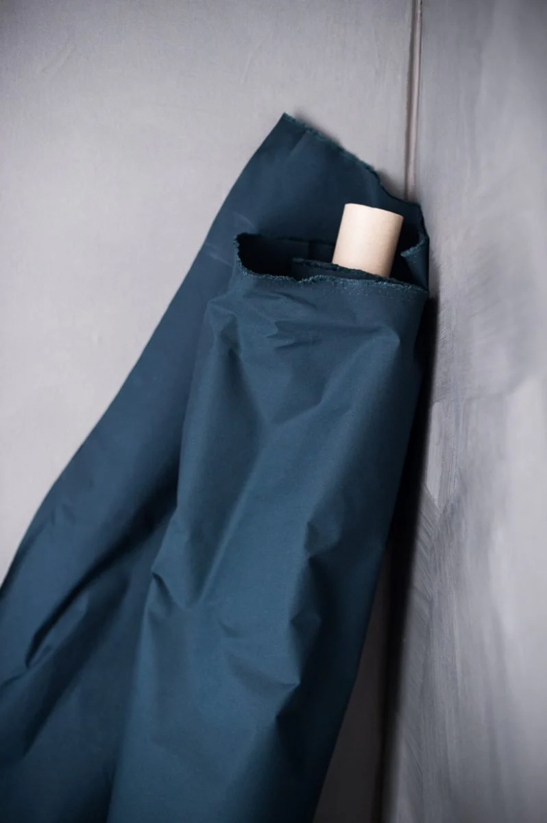 British Organic Cotton Dry Oilskin 7.2oz - Midnight - Merchant & Mills