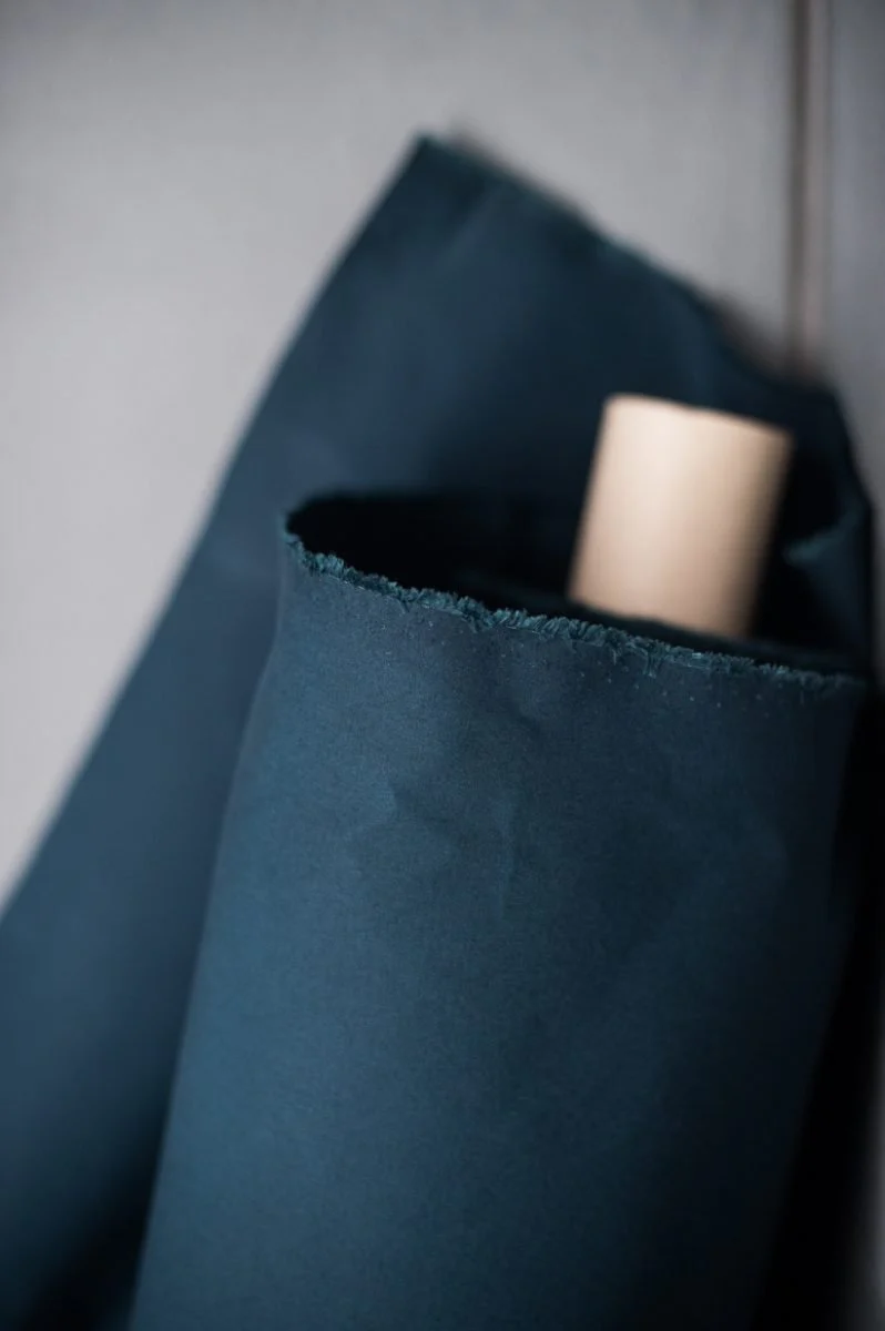 British Organic Cotton Dry Oilskin 7.2oz - Midnight - Merchant & Mills - Image 2