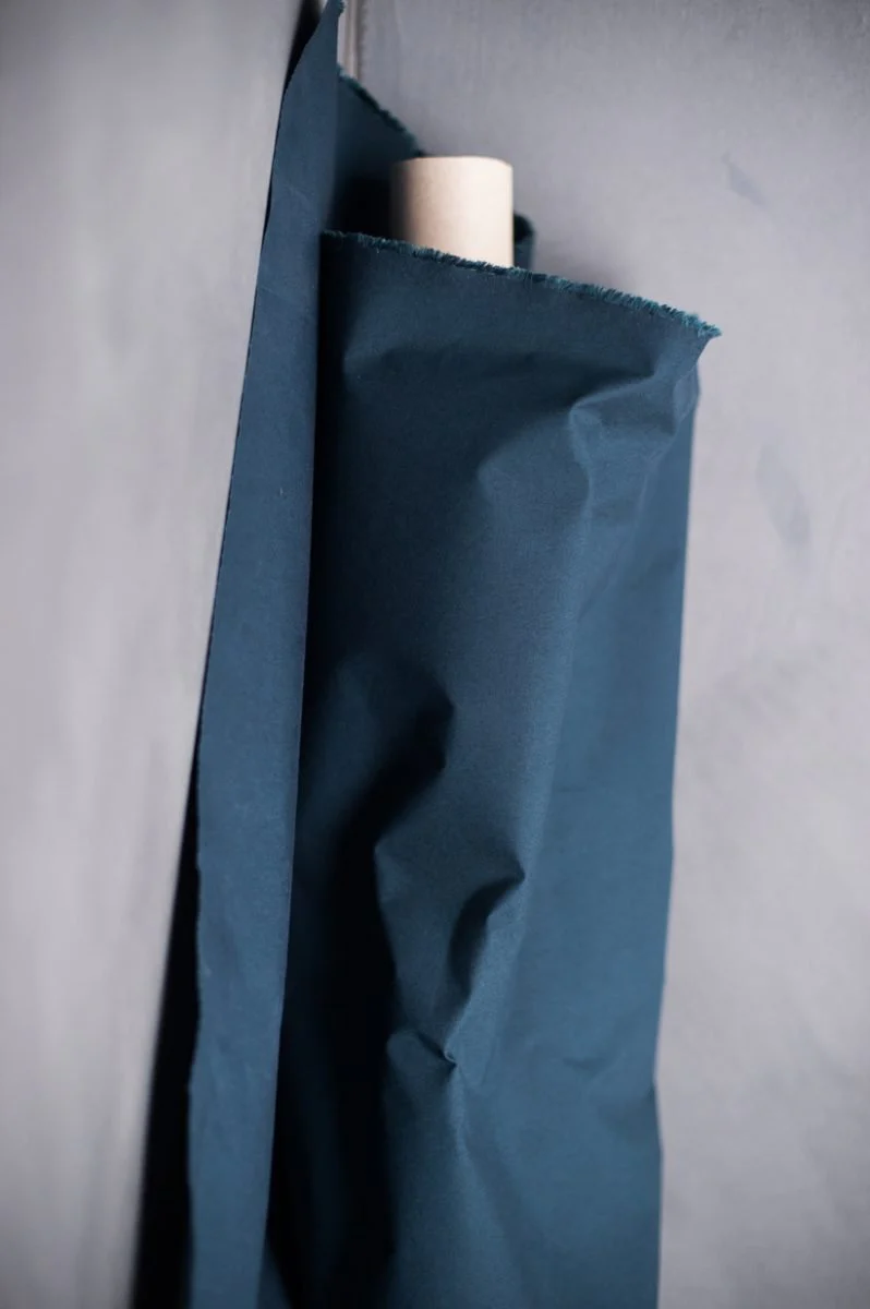 British Organic Cotton Dry Oilskin 7.2oz - Midnight - Merchant & Mills - Image 3