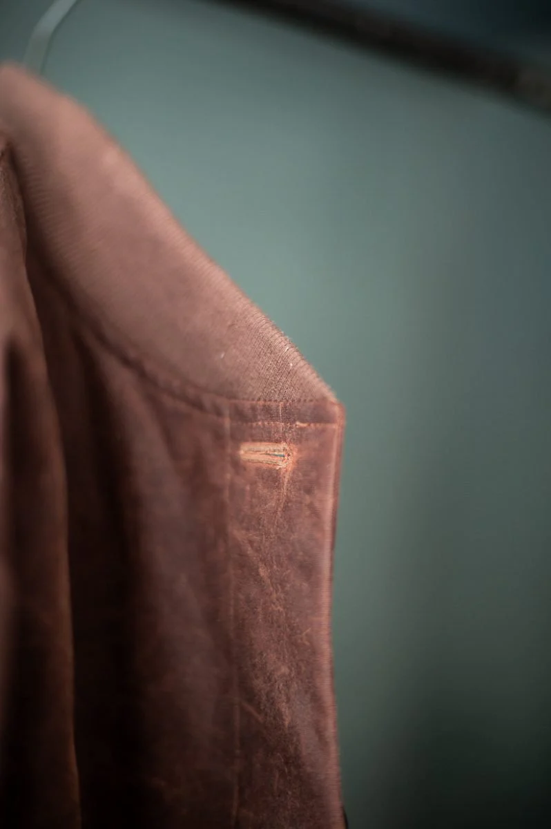 British Organic Cotton Traditional Oilskin - Conker - Merchant & Mills - Image 4