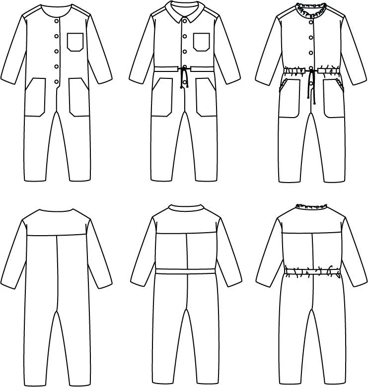 Brooklyn Jumpsuit Sewing Pattern - Kids 3/12Y - Ikatee - Image 14