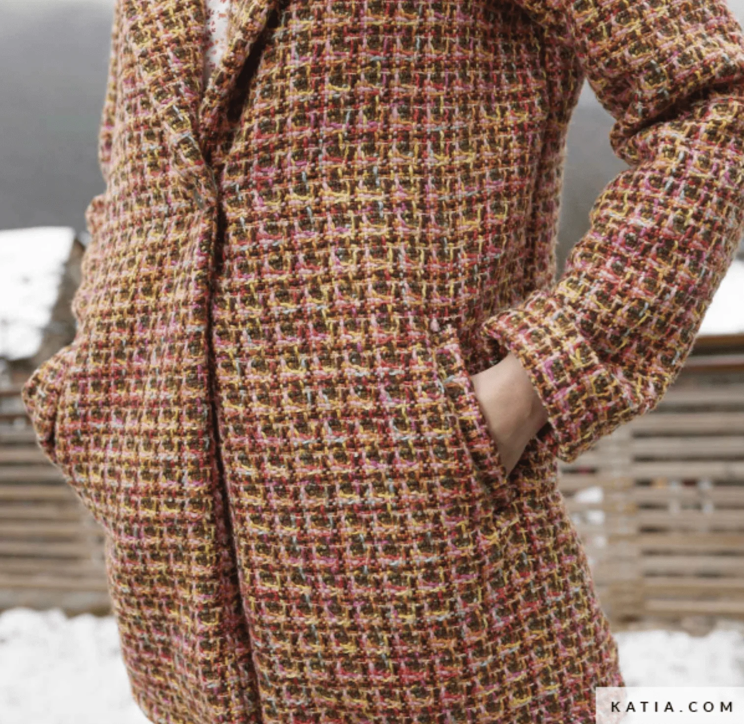 Brooklyn Tweed Coat Fabric - Katia - Image 3