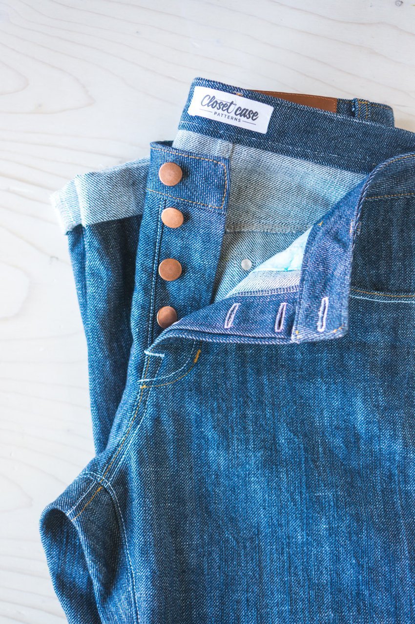 Button Fly Jeans Making Kit - Closet Core Patterns - Image 6