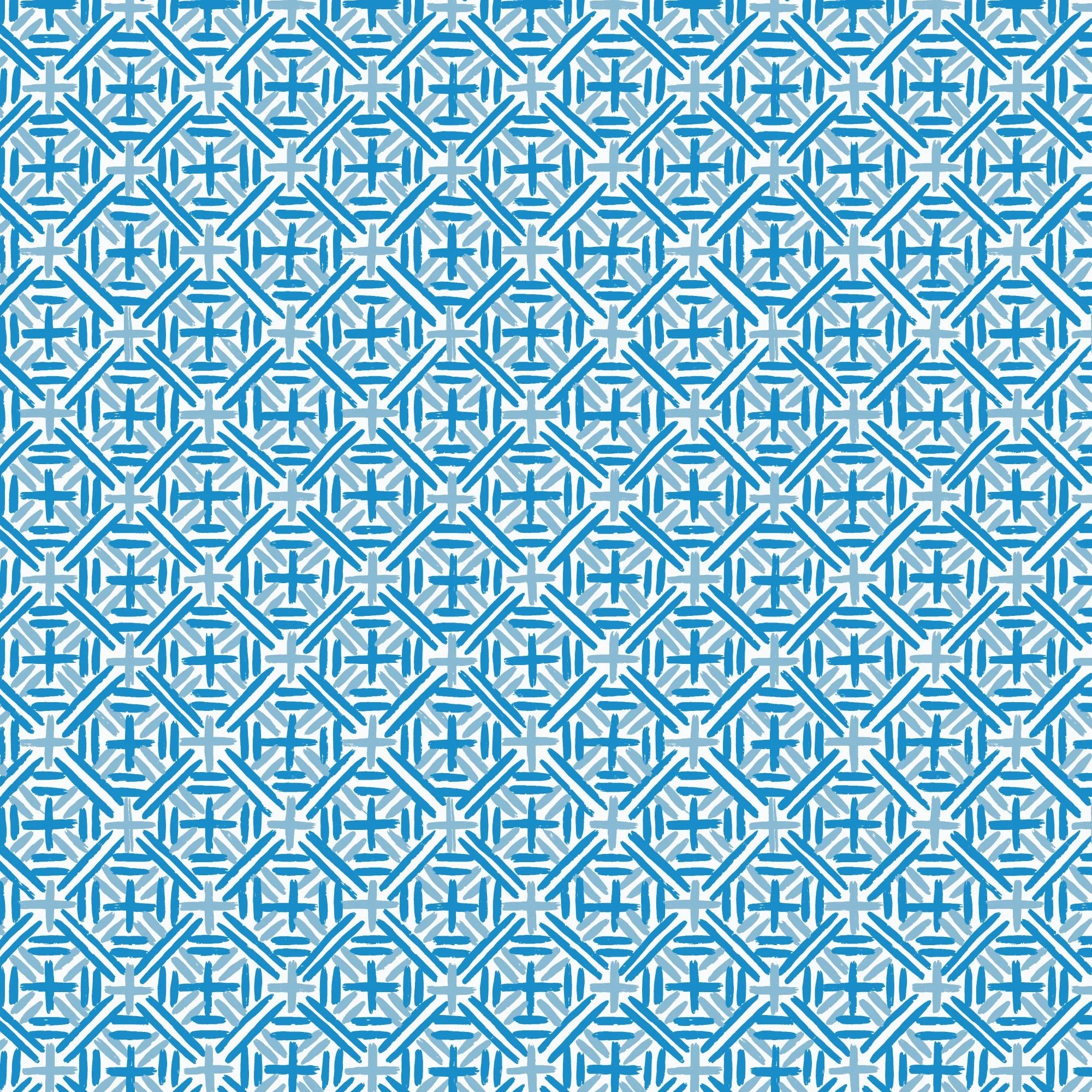 Cafe Weave - Blue - Nice Nice - Emily Taylor - Cloud 9 Fabrics - Poplin - Image 2