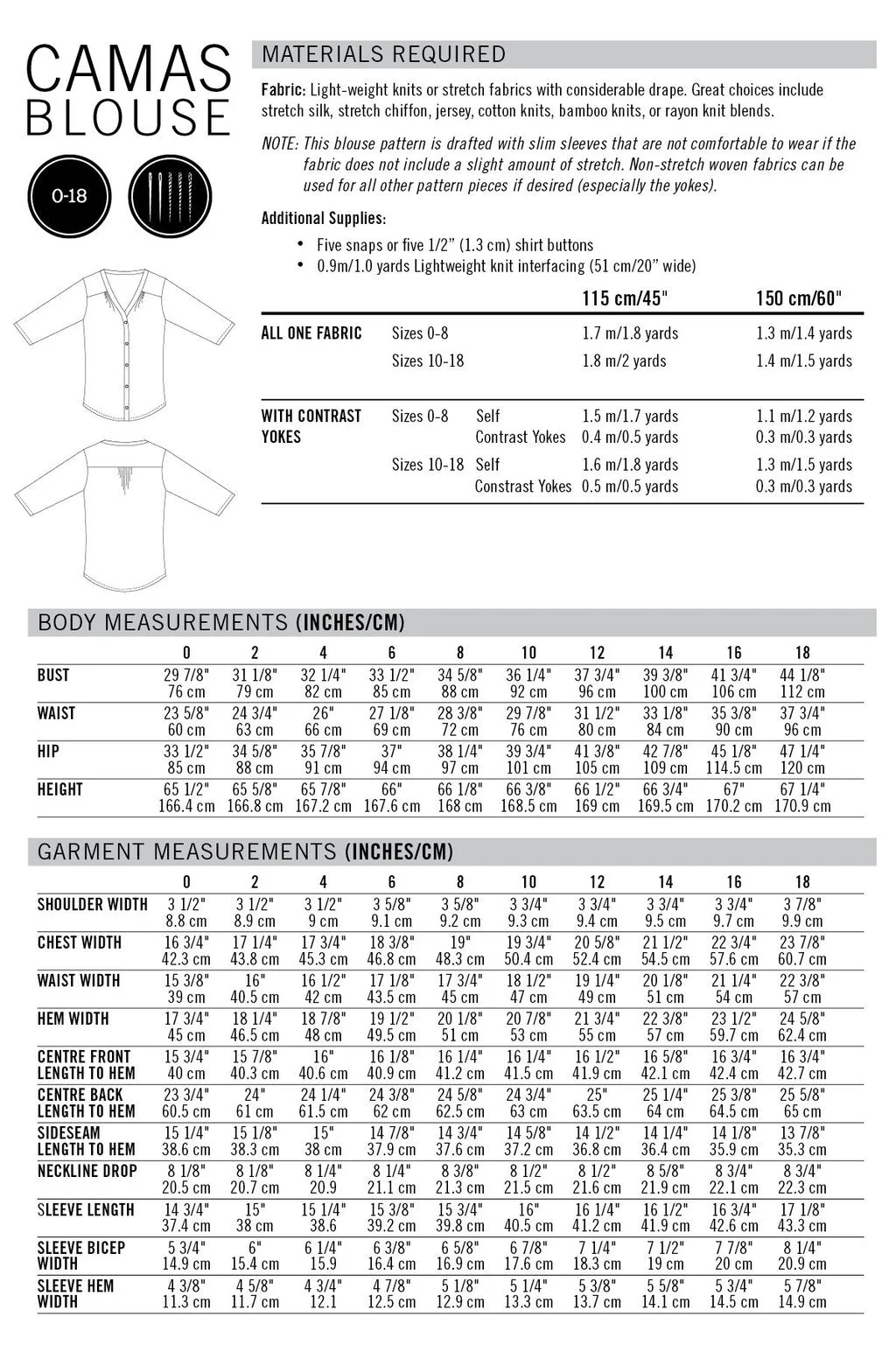 Camas Blouse Pattern - Thread Theory - Image 7