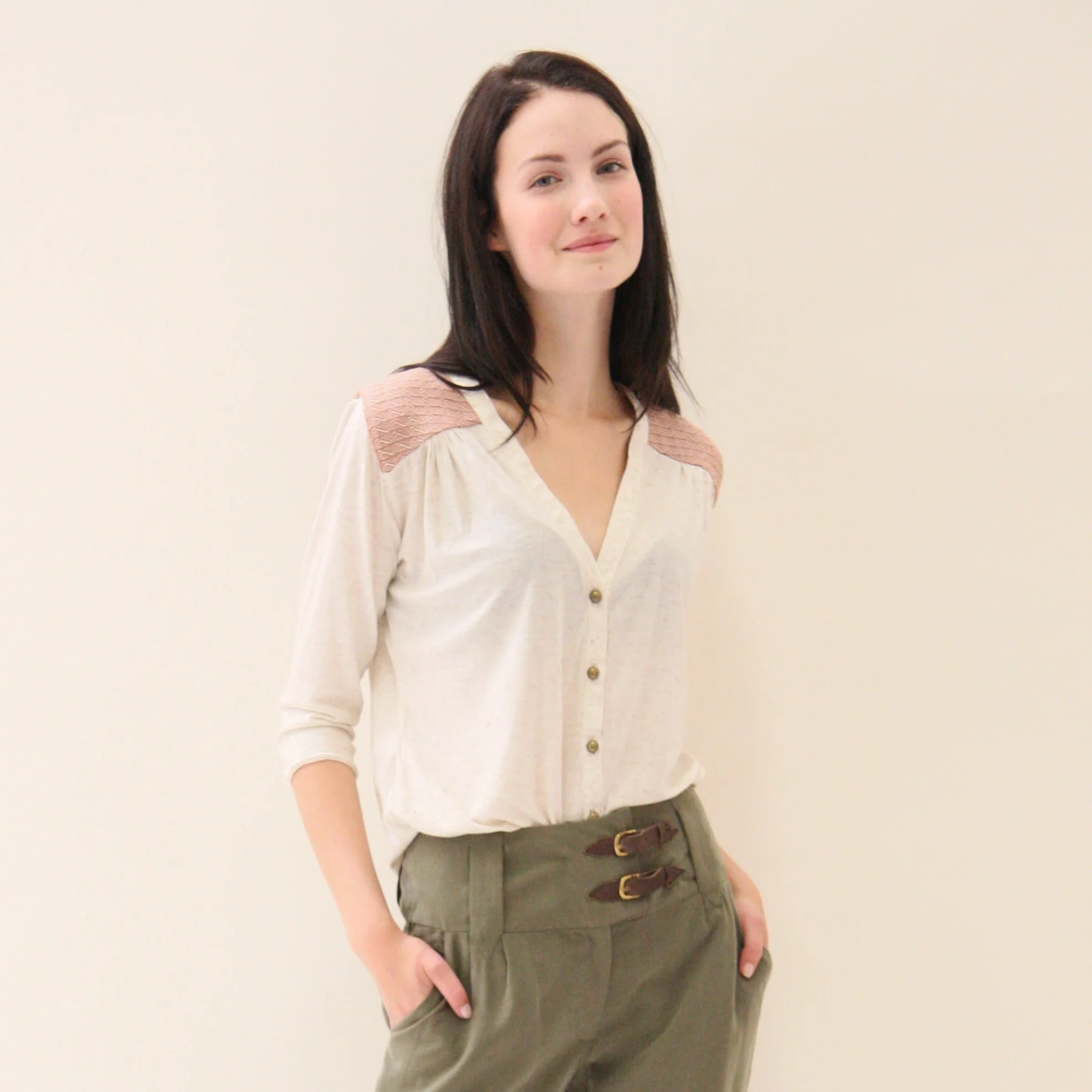 Camas Blouse Womens PDF Sewing Pattern - Thread Theory